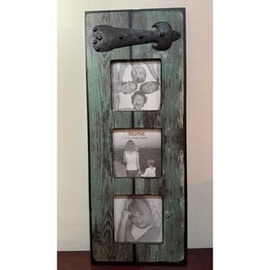 Design Home Decorative Picture Frame 3 Openings Photo Frame 5" x 5" Hinge